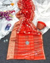 JK 228 Pure Simmer Chiffon Jacquard Saree Best Wholesale Shop In Surat